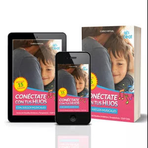 Imagen de portada para Curso online Conéctate con tus hijos con juegos musicales: ¡emoción, creatividad y buena energía!
