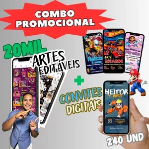 COMBO PROMOCIONAL TEMPLATES EDITÁVIES NO CANVA 2.0