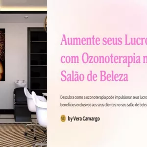 Imagem de capa para o Ebook Aumente seus lucros com ozonioterapia em seu salão de beleza