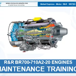 Imagem de capa para o Curso online Curso do Motor ROLLS-ROYCE BR700-710A2-20 I MAINTENANCE TRAINING
