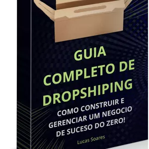Imagem de capa para o Ebook Guia completo de dropshiping.