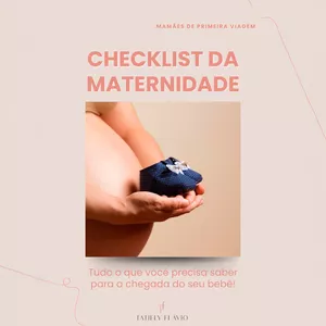 Imagem de capa para o Ebook Checklist da Maternidade