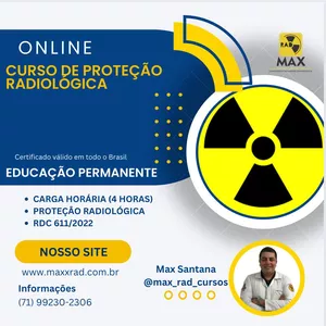 Imagem de capa para o Curso online PROTEÇÃO RADIOLÓGICA E RDC 611/2022