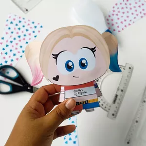 Imagem de capa para o Ebook Alerquina Toy - Boneco de papel papertoy