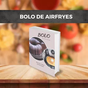 Imagem de capa para o Ebook Bolo de Air Fryers