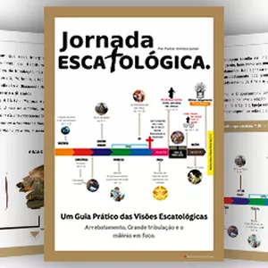 Imagem de capa para o Ebook Jornada Escatológica - Arrebatamento, Grande Tribulação e o Milênio em foco.