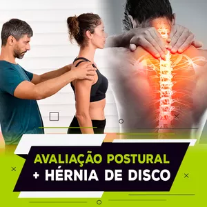 Imagem de capa para o Curso online Combo - Avaliação e Prescrição Postural + Hérnia de Disco + BÔNUS