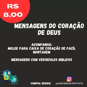 Imagem de capa para o Ebook MENSAGENS DO CORAÇÃO DE DEUS