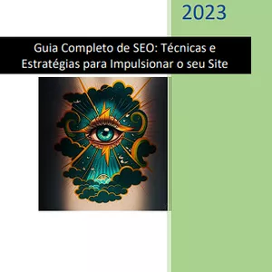 Imagem de capa para o Ebook Guia Completo de SEO: Técnicas e Estratégias para Impulsionar o seu Site