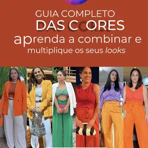 Imagem de capa para o Ebook Guia completo de look coloridos 