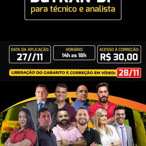 Imagem de capa para o Curso online Simulado Detran-DF