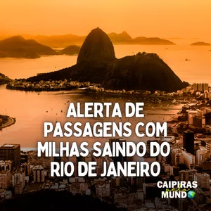 Imagem de capa para o Curso online Alerta de passagens saindo do Rio de Janeiro - CPM