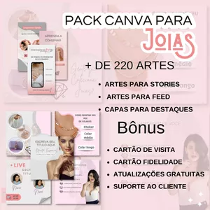 Curso Pack Canva Para Joias 
