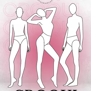 Imagem de capa para o Ebook Croqui - O guia que transformará seus desenhos de moda