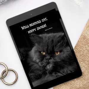 Cover image for Ebook Well-behaved cat,  happy owner!