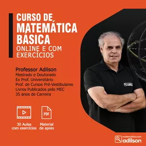 Imagem de capa para o Curso online Matemática Básica - Professor Adilson