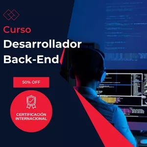 Imagen de portada para Curso online Curso Desarrollador Back-end