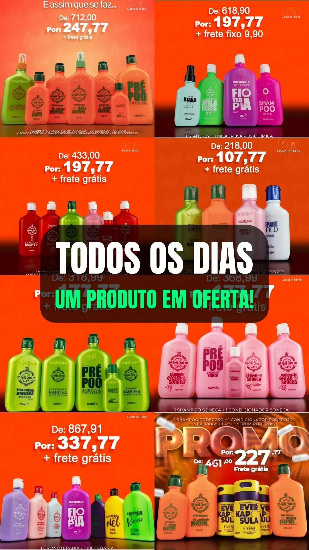Grupos de Promoção Érica Dib Quero Cabelo Saudável Embaixadora Gold Spell
