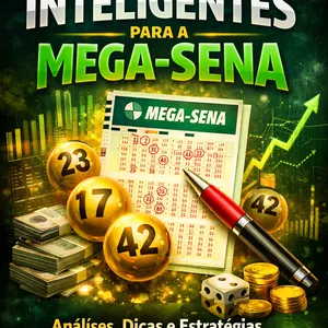 Imagem de capa para o Ebook Estratégias Inteligentes para a Mega-Sena