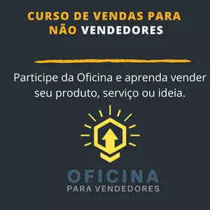 Imagem de capa para o Evento presencial Curso de Vendas para Não vendedores 