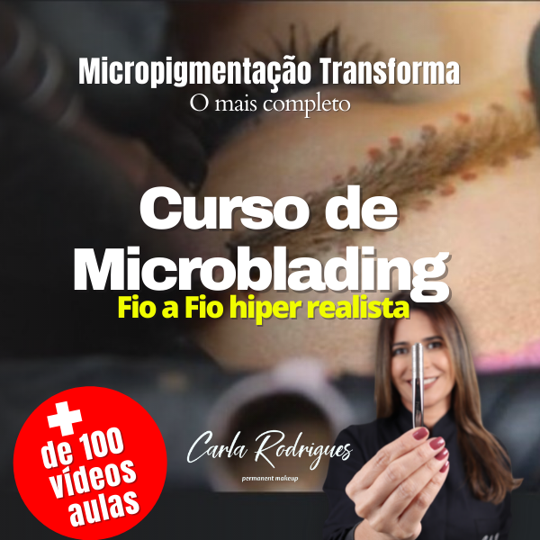 Imagem de Micropigmentação Transforma 2.2: Curso de Microblading fio a fio (Sobrancelhas Realistas) criado por Carla Rodrigues Permanent Makeup na hotmart