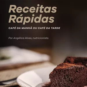 Imagem de capa para o Ebook Receitas Rápidas - Café da Manhã ou Café da Tarde