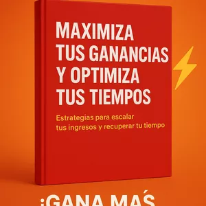 Imagen de portada para Ebook Maximizar ganancias y optimizar tus tiempos. 