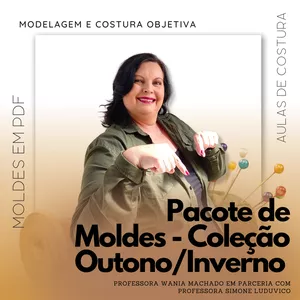 Imagem de capa para o Curso online PACOTE DE MOLDES - COLEÇÃO OUTONO/INVERNO 