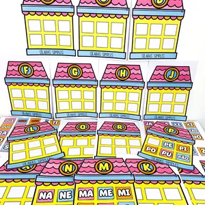 Imagem de capa para o Ebook 💖 *Casinhas das Sílabas*💖