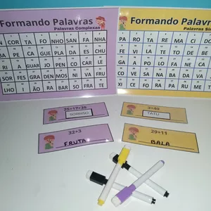 Imagem de capa para o Ebook Formando Palavras Simples e Formando Palavras Complexas