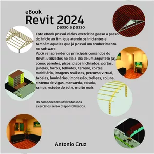 Imagem de capa para o Ebook eBook Revit 2024 - passo a passo