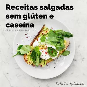 Imagem de capa para o Ebook Receitas salgadas sem glúten e sem caseína
