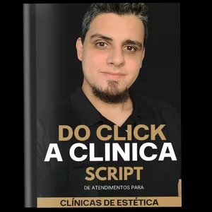 Imagem de capa para o Ebook Script do Click a Clinica