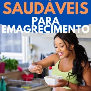 Imagem de capa para o Ebook 15 receitas para emagrecer de forma saudável