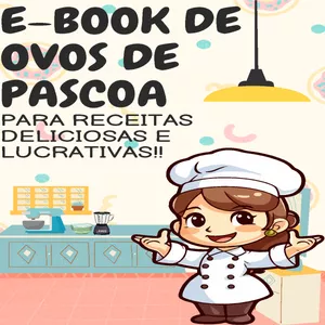 Imagem de capa para o Ebook E-Book Completo Para Criação de Ovos de Páscoa.