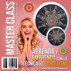 Imagen de portada para Curso online Aprende y Emprende con la Técnica del Puntillismo