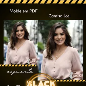 Imagem de capa para o Ebook Molde camisa Josi 