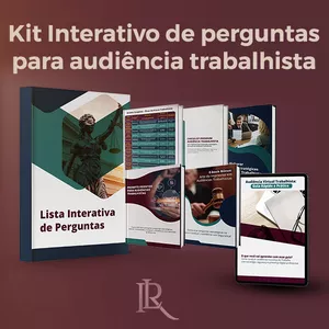 Imagem de capa para o Ebook Kit Interativo de Perguntas Para Audiência Trabalhista