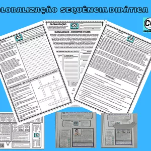 Imagem de capa para o Ebook GLOBALIZAÇÃO - SEQUÊNCIA DIDÁTICA