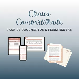 Imagem do curso Pack de Documentos e Ferramentas: Clínica Compartilhada