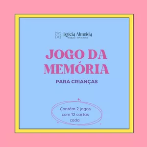 Imagem de capa para o Ebook JOGO DA MEMÓRIA 