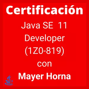 Imagem principal do produto Curso para la certificación Java SE 11 Developer (1Z0-819)