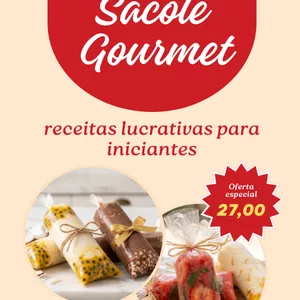 Imagem de capa para o Ebook Sacolé Gourmet Lucrativo 