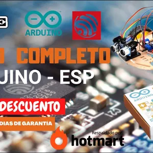 Imagen de portada para Curso online Curso Arduino - ESP Básico (principiantes)