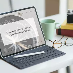 Imagem de capa para o Ebook Guia essencial para começar seu negócio no Instagram