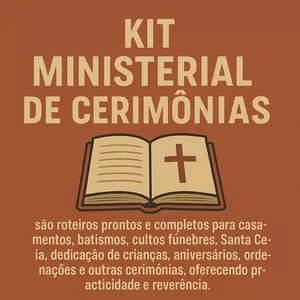 Imagem de capa para o Ebook Cerimônias com Unção – Roteiros Prontos para Ministros