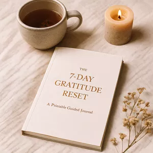 Imagen de portada para Ebook Journal de gratitude guidé en 7 jours pour renouveler votre esprit