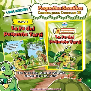 Imagem de capa para o Ebook CUENTO INFANTIL - LA FE DEL PEQUEÑO TORTI