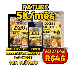 Imagem de FATURE R$ 5K/mês COM DOCES E SALGADOS SEM GLÚTEN criado por Vinícius Boff na hotmart
