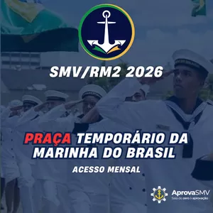 Imagem de capa para o Curso online PRAÇAS (SMV RM2 2026) - MENSAL - Curso Completo do Aprova-SMV